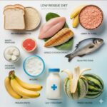 low residue diet foods
