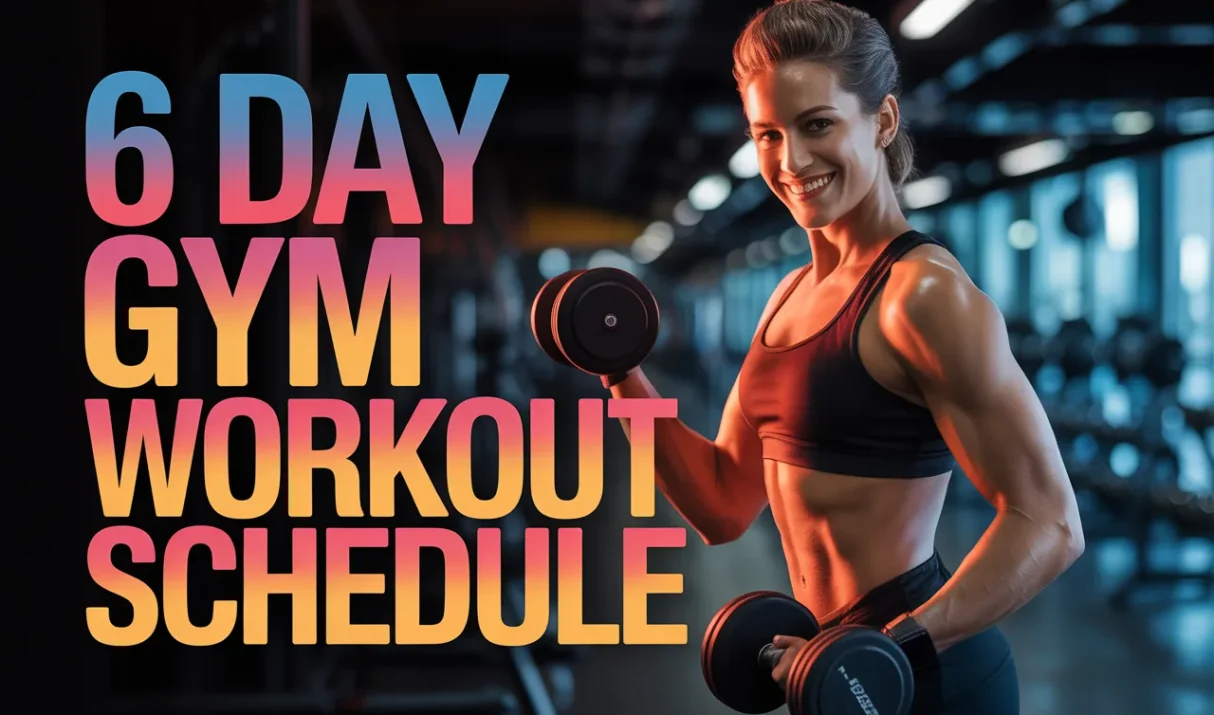 6 day gym workout schedule