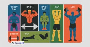 5 Day Workout Split Example (Body Part Workout Training Splits).